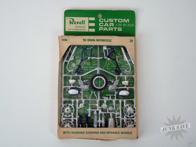 Revell Motorcycle Model Parts 1963 Honda C1164 1/25 Scale JunkSave